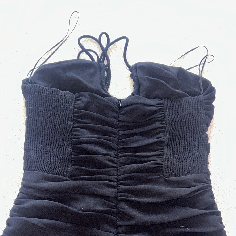 Zara Chic Black Strapless Mini Dress - Picture 13 of 15